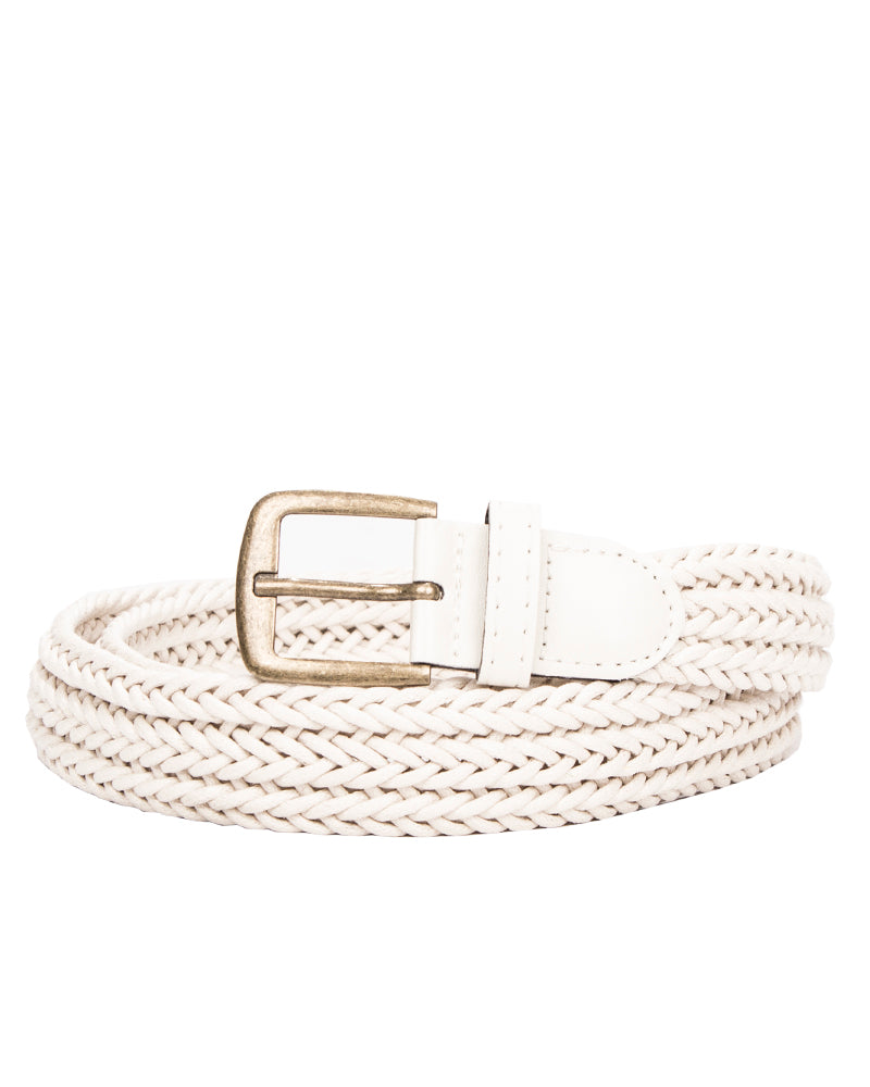 Braided hot sale canvas belt