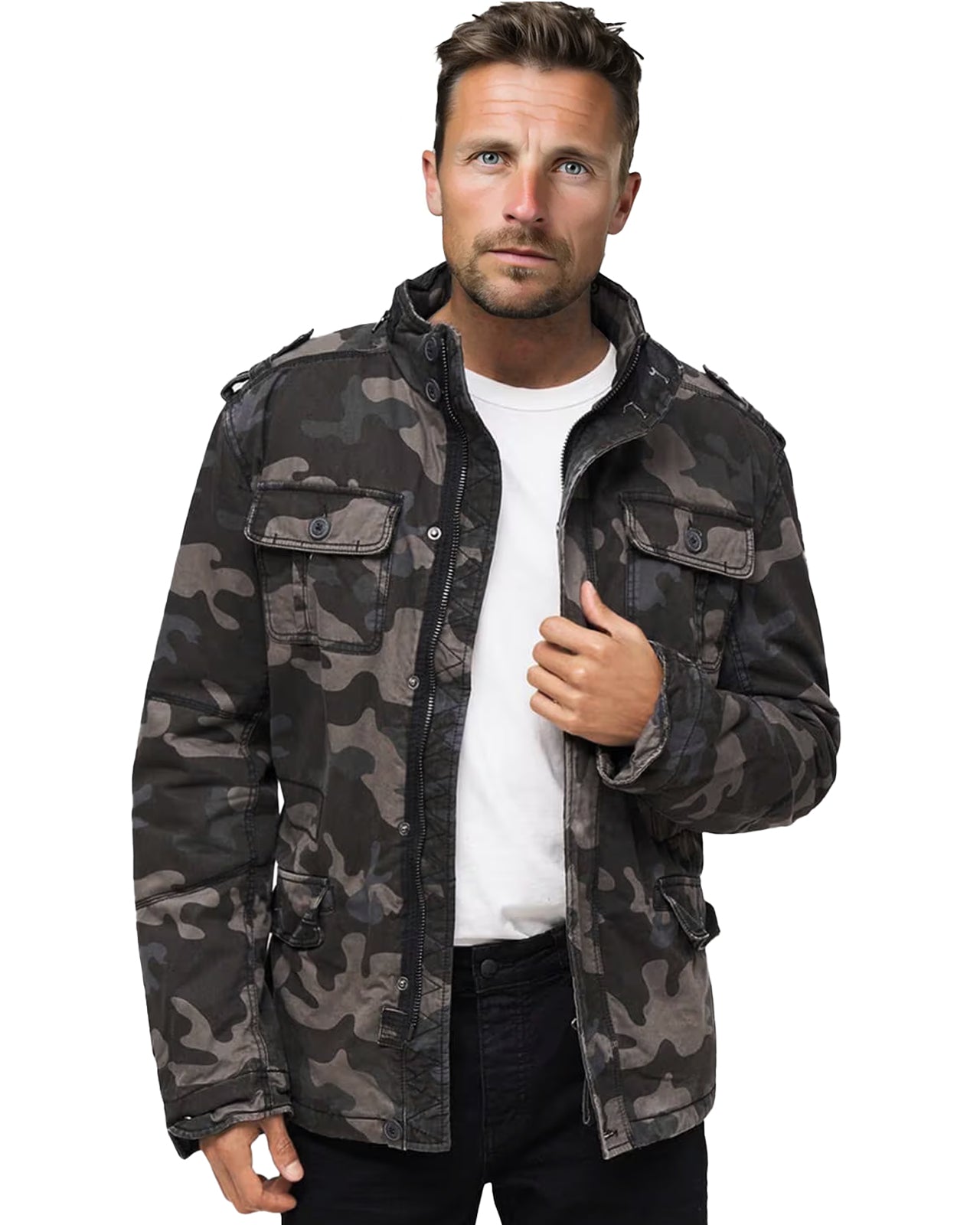 Dark camo jacket mens hotsell