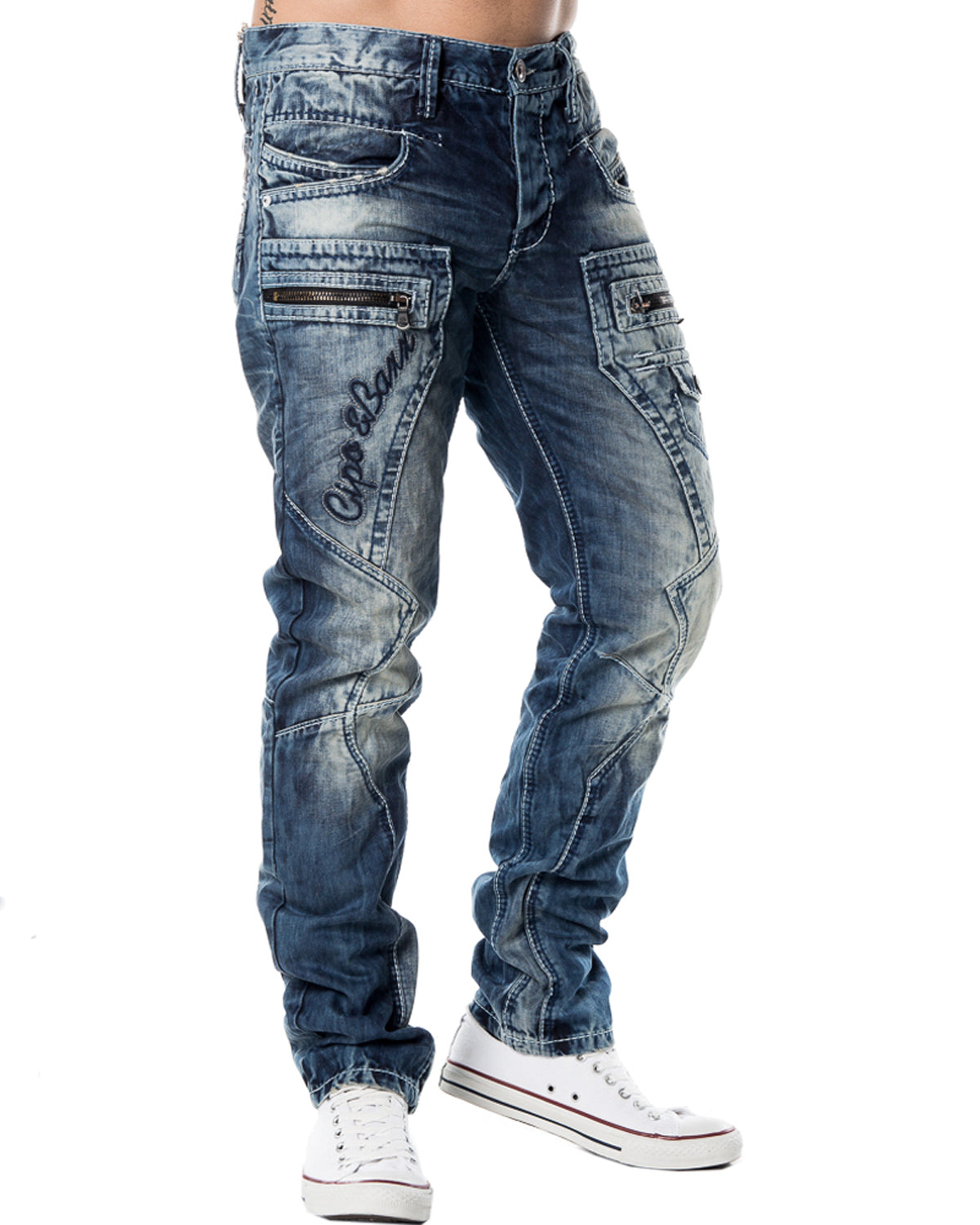 Men s blue jeans C 1178 Cipo Baxx Alfie