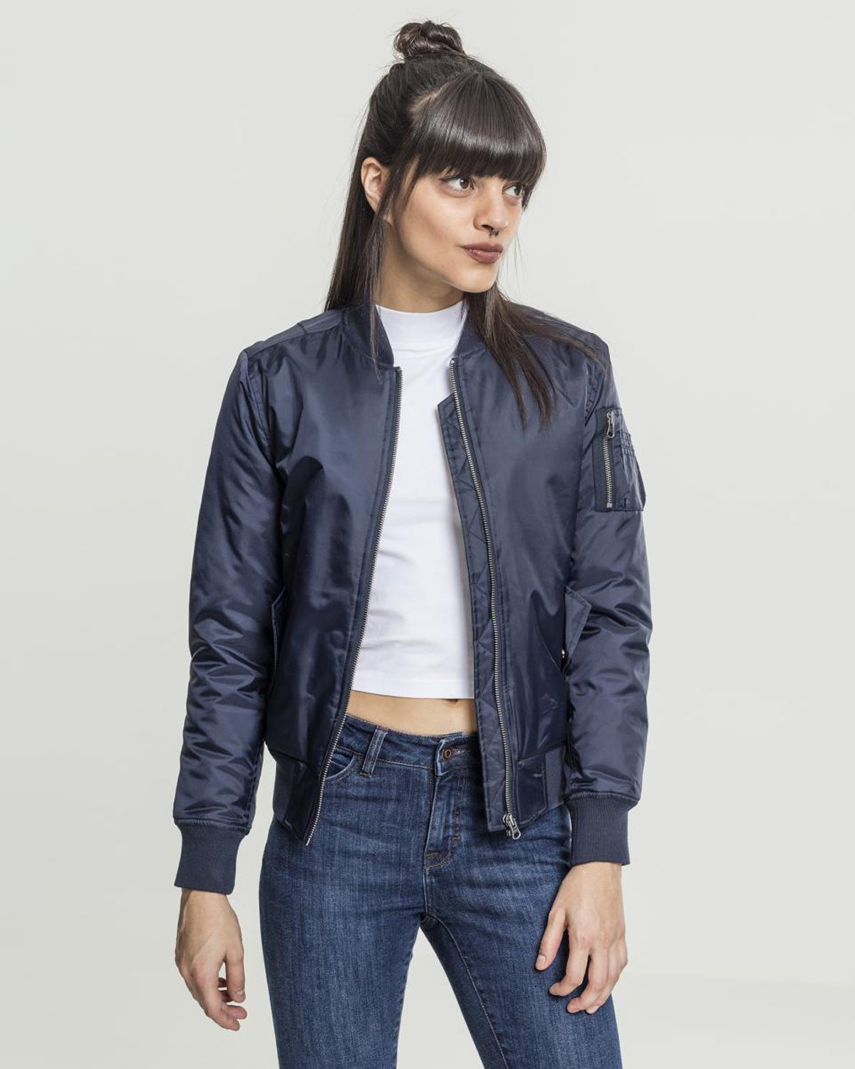 Urban classics basic hot sale bomber jacket