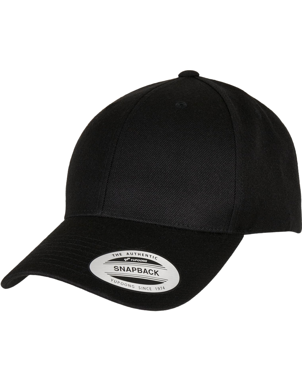 FLEXFIT Premium curved snapback - Musta Default Title