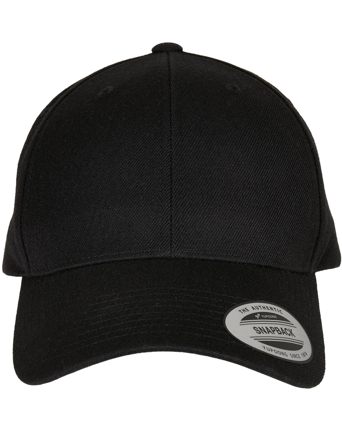 FLEXFIT Premium curved snapback - Musta