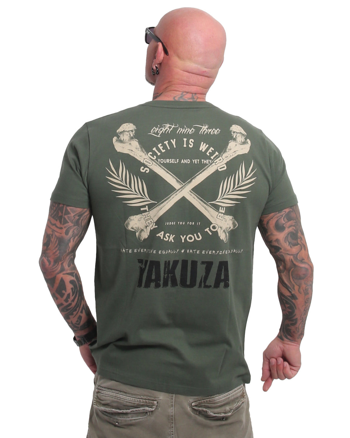 Yakuza Ink Weird t-paita - Vihreä