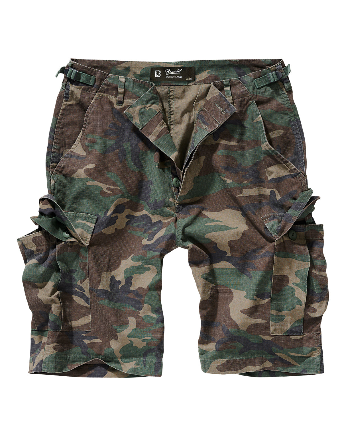 Ripstop camo cargo store shorts