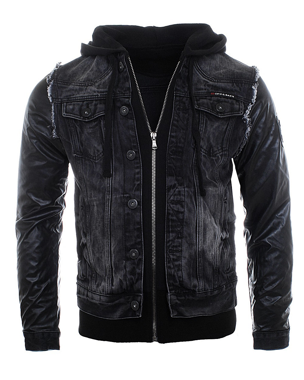 Cipo Baxx C 1290 men s black denim jacket