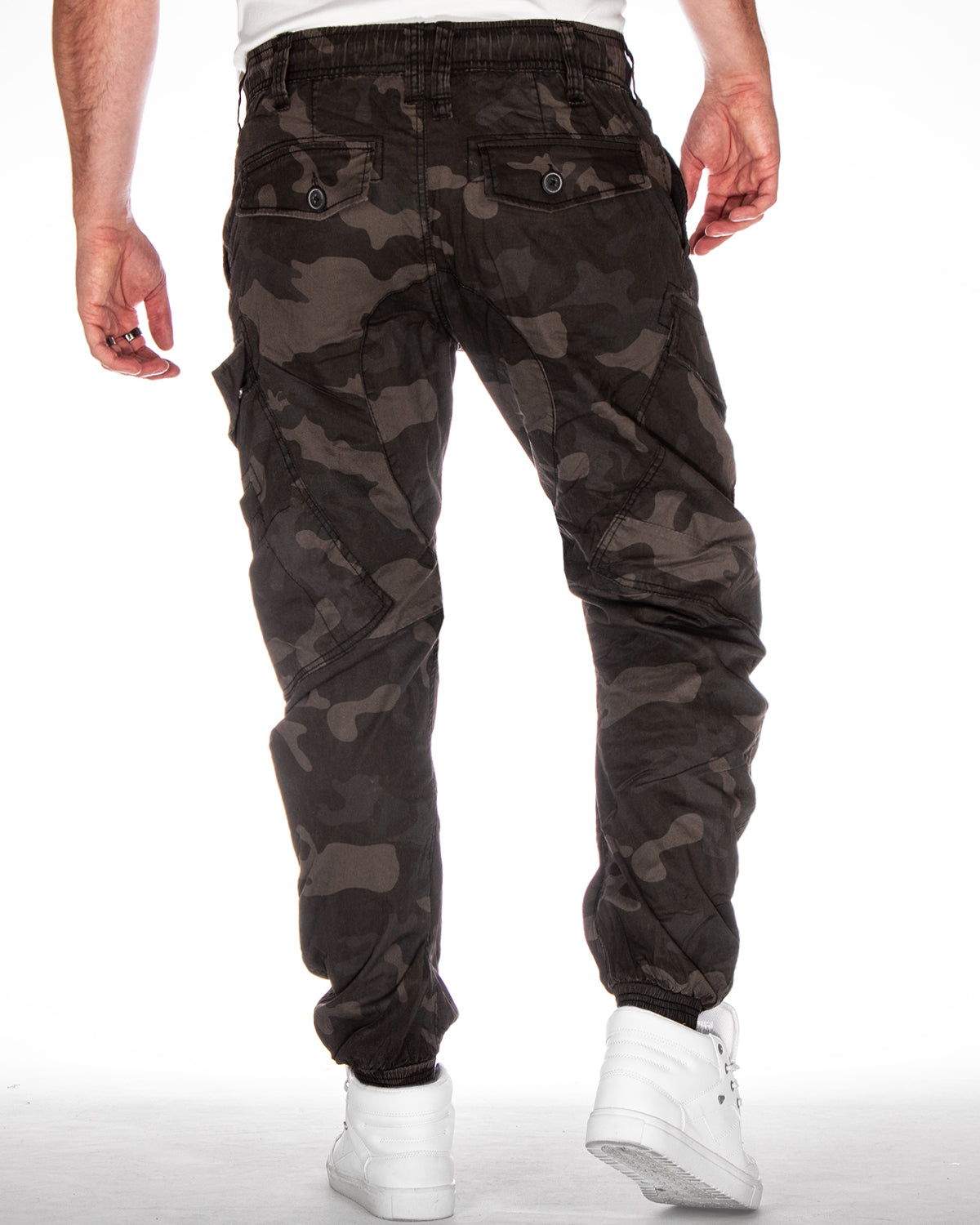 Urban Classics Camouflage Cargo Pants black 