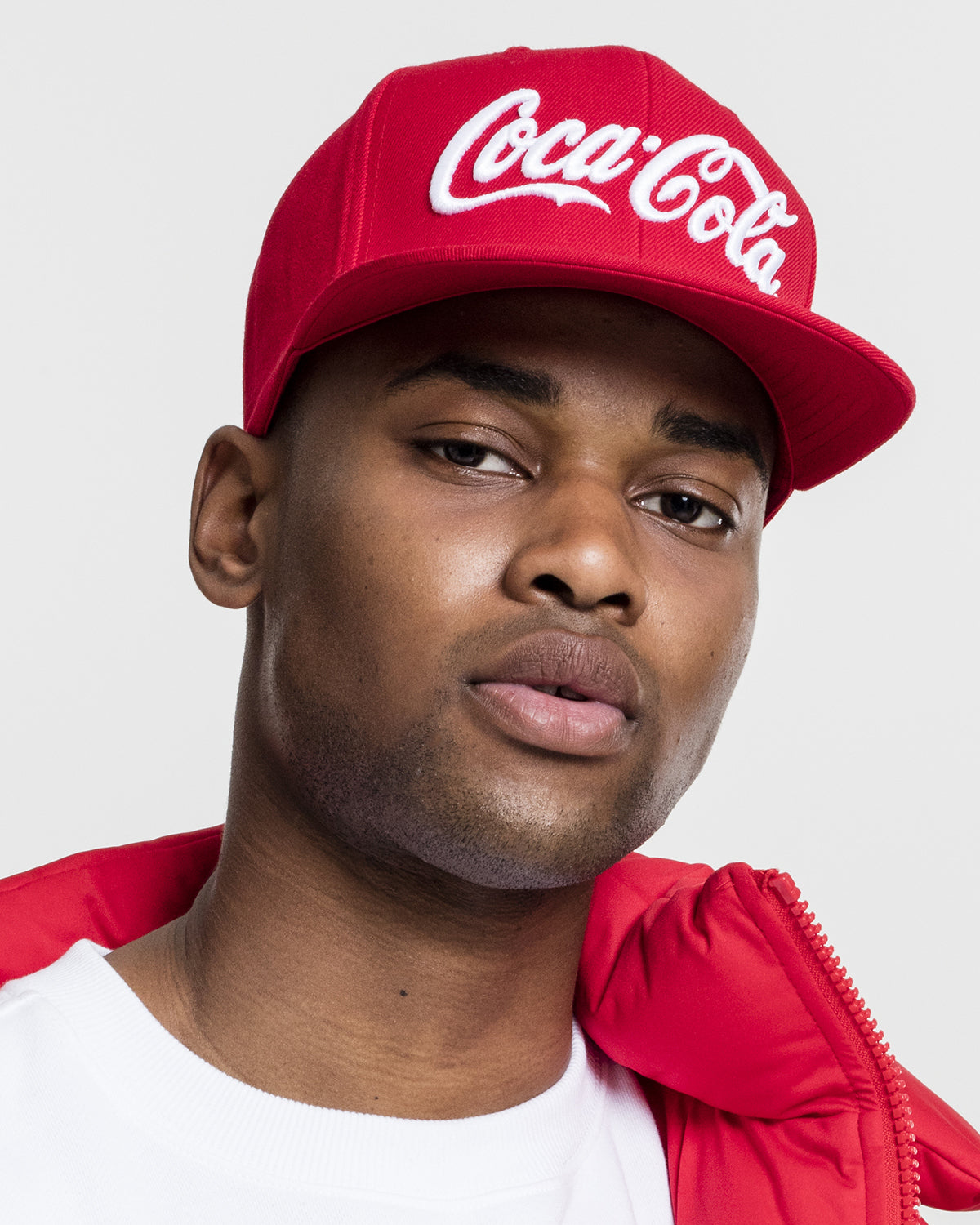 Urban Classics Coca Cola snapback - Punainen