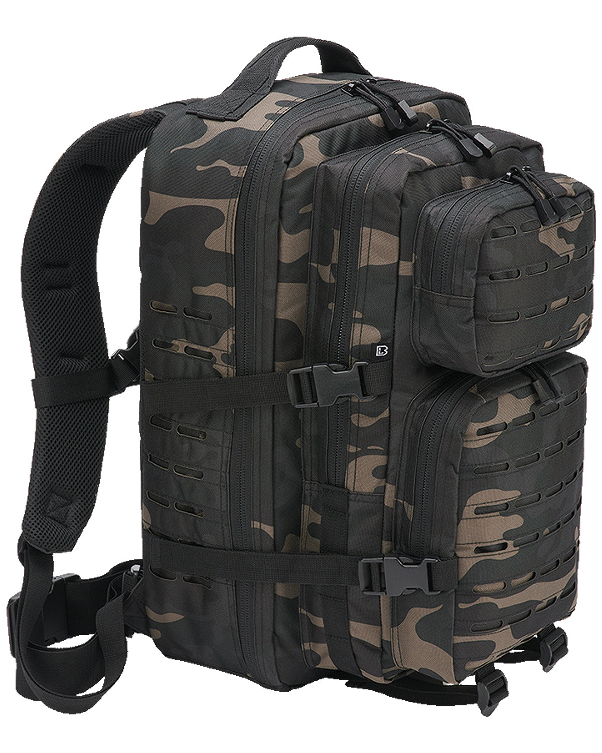 Brandit US Cooper Lasercut reppu Large - Tumma Camo