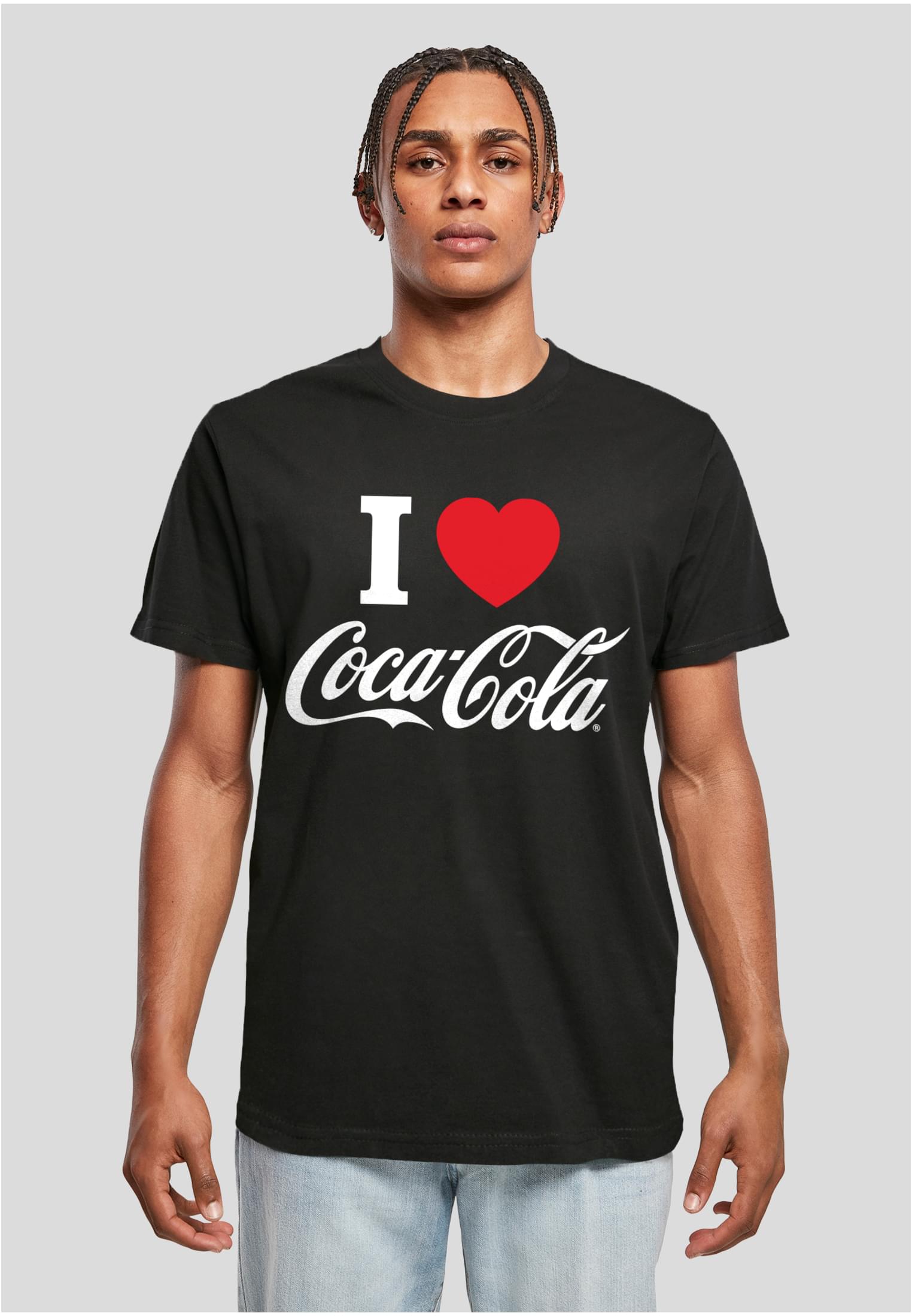 Urban Classics I Love Coke t-paita - Musta