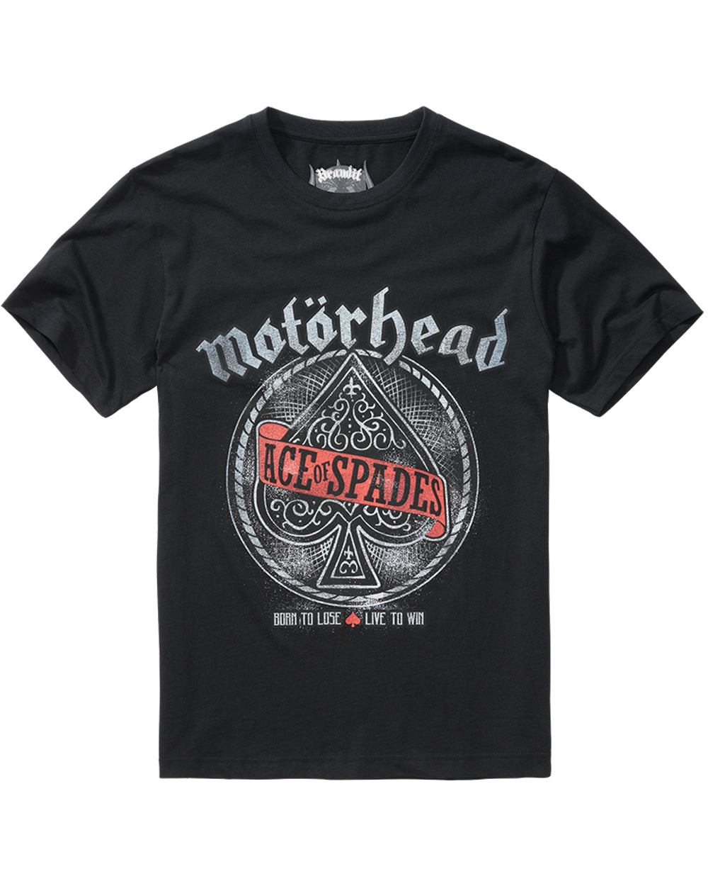 Brandit Motörhead Ace Of Spades t-paita - Musta