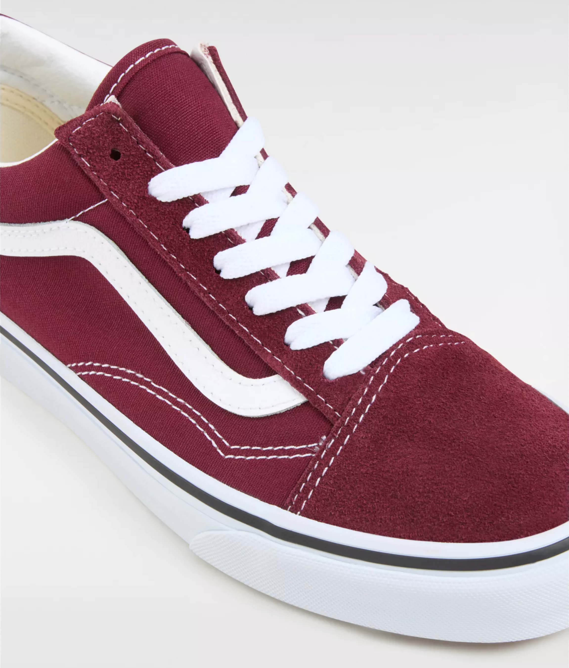 Vans Old Skool Low tennarit - Burgundi/Valkoinen