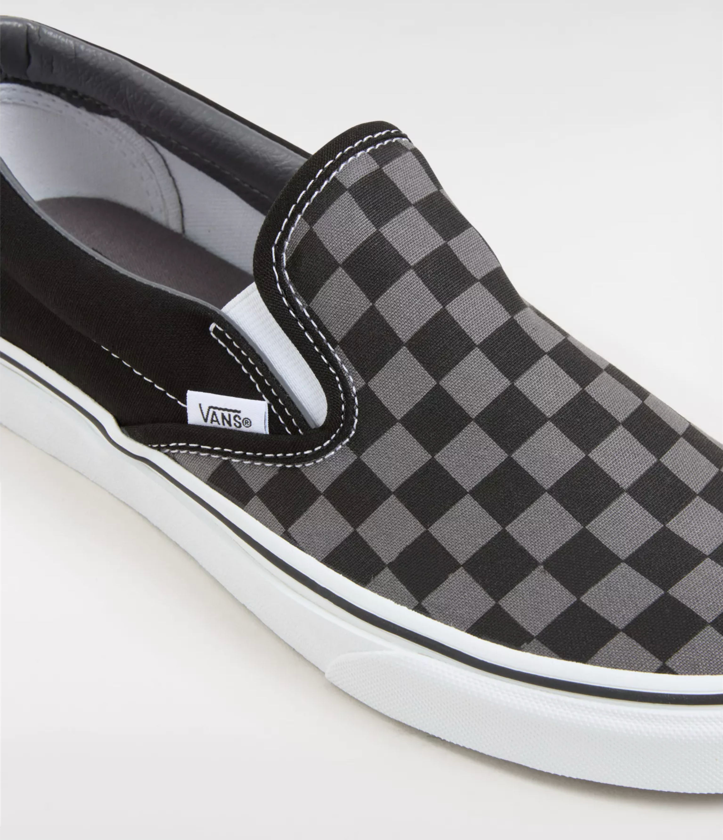 Vans Classic slip on tennarit - Musta/Harmaa