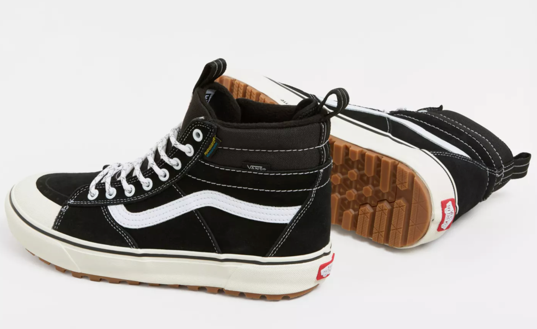 Vans SK8 High Waterproof tennarit - Musta/Valkoinen