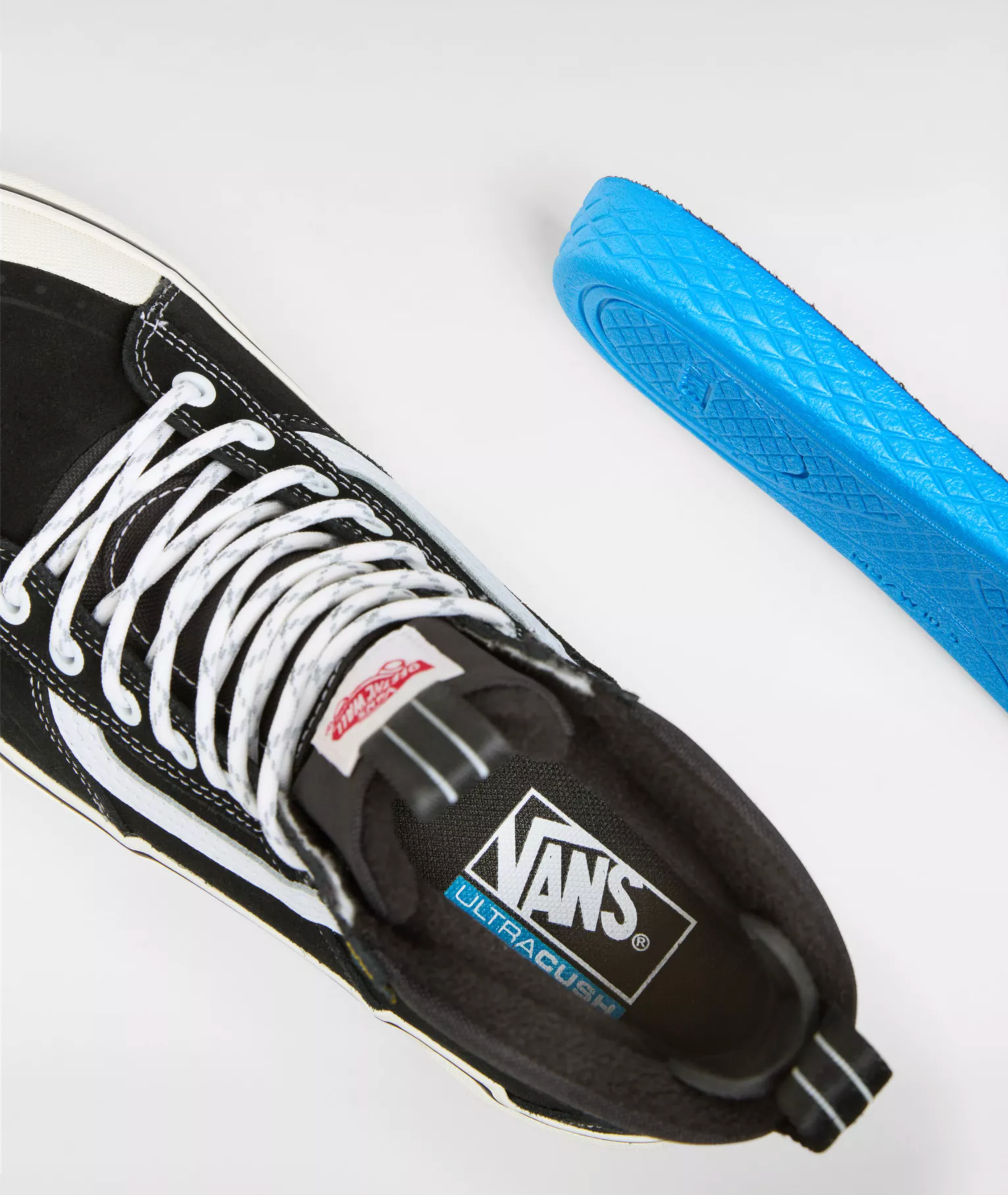 Vans SK8 High Waterproof tennarit - Musta/Valkoinen