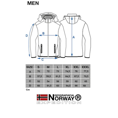 Geographical Norway Royaute softshell-takki - Musta/Musta