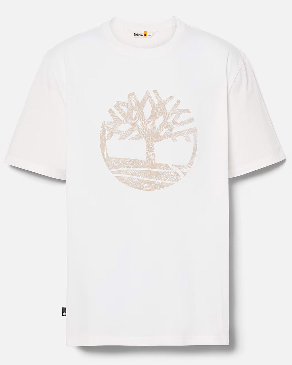 Timberland Garment Dye Logo t-paita - Valkoinen