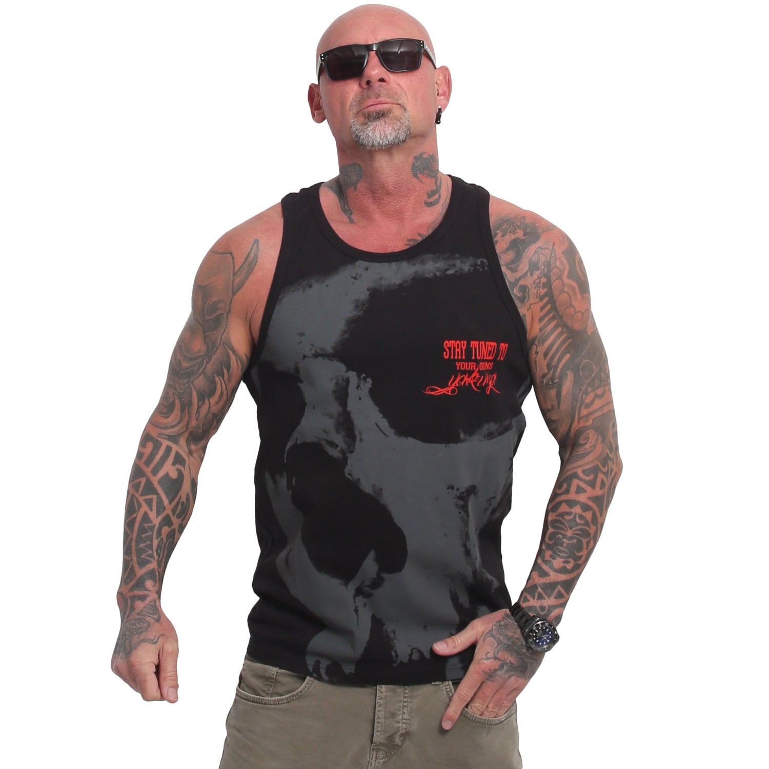 Yakuza Ink Guns Slim Racer hihaton - Musta