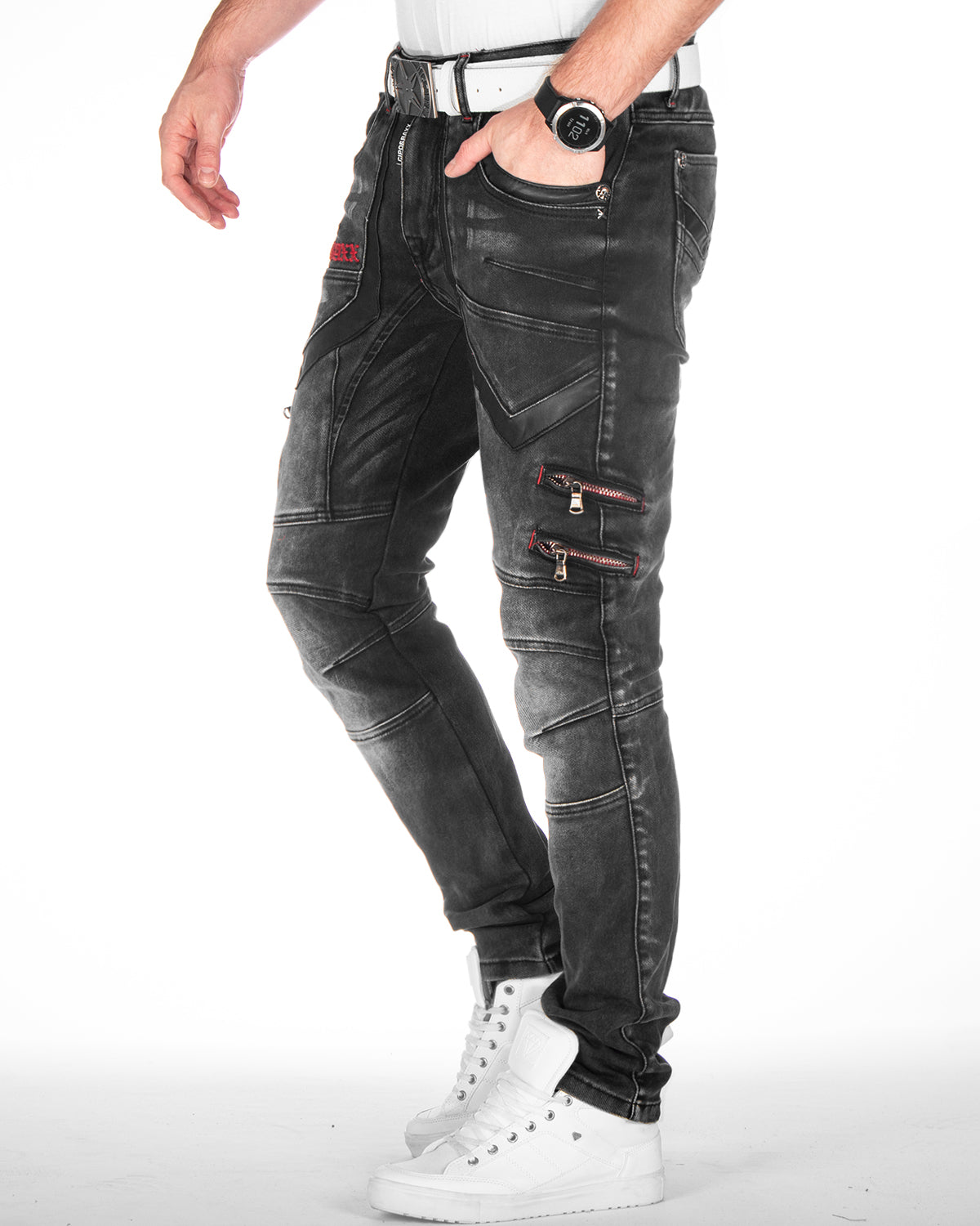 CD795 Negan jeans Black