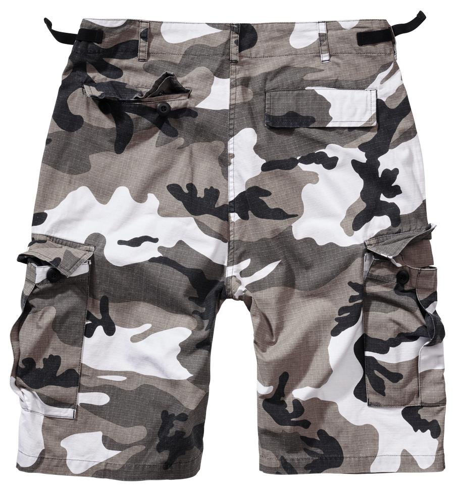 Brandit BDU Ripstop reisitaskushortsit - Valkoinen camo