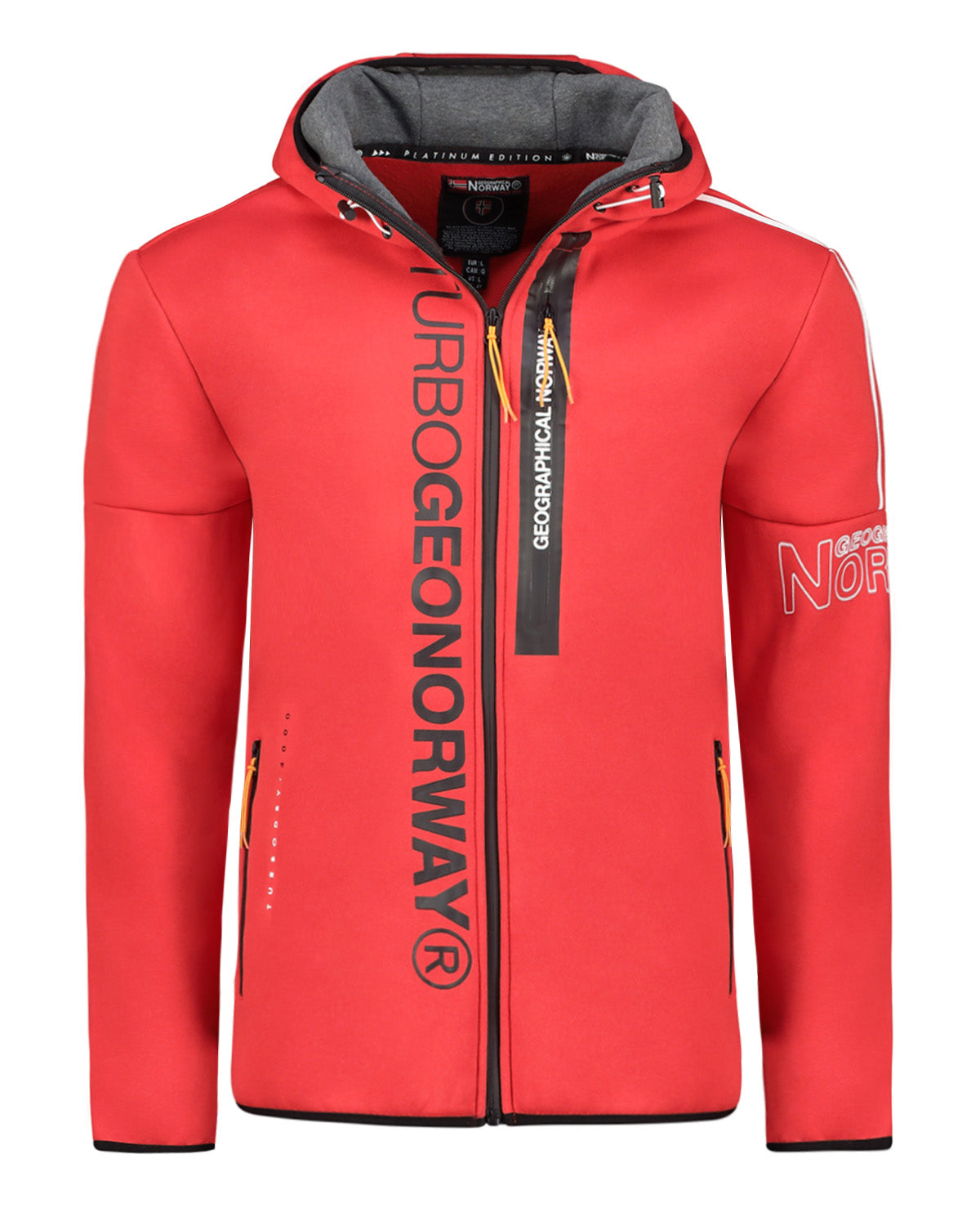 Geographical Norway Freestyle collegetakki - Punainen