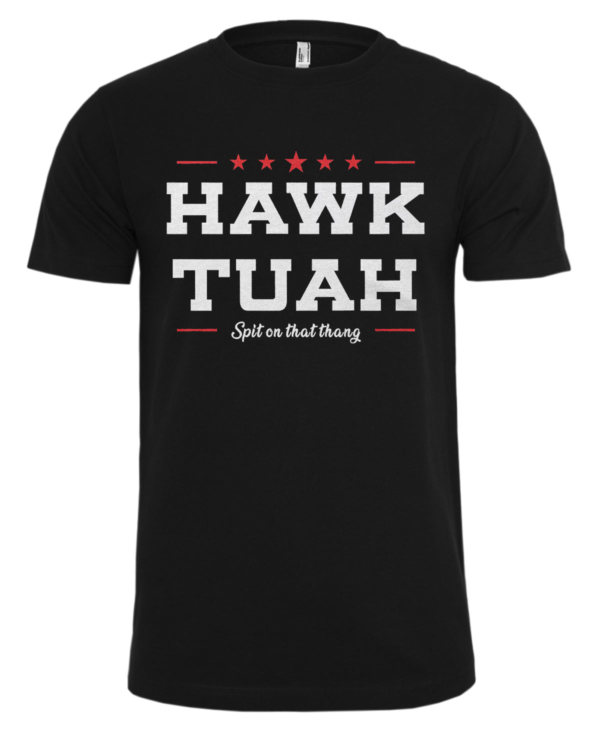 Print Shirt Hawk Tuah t-paita - Musta