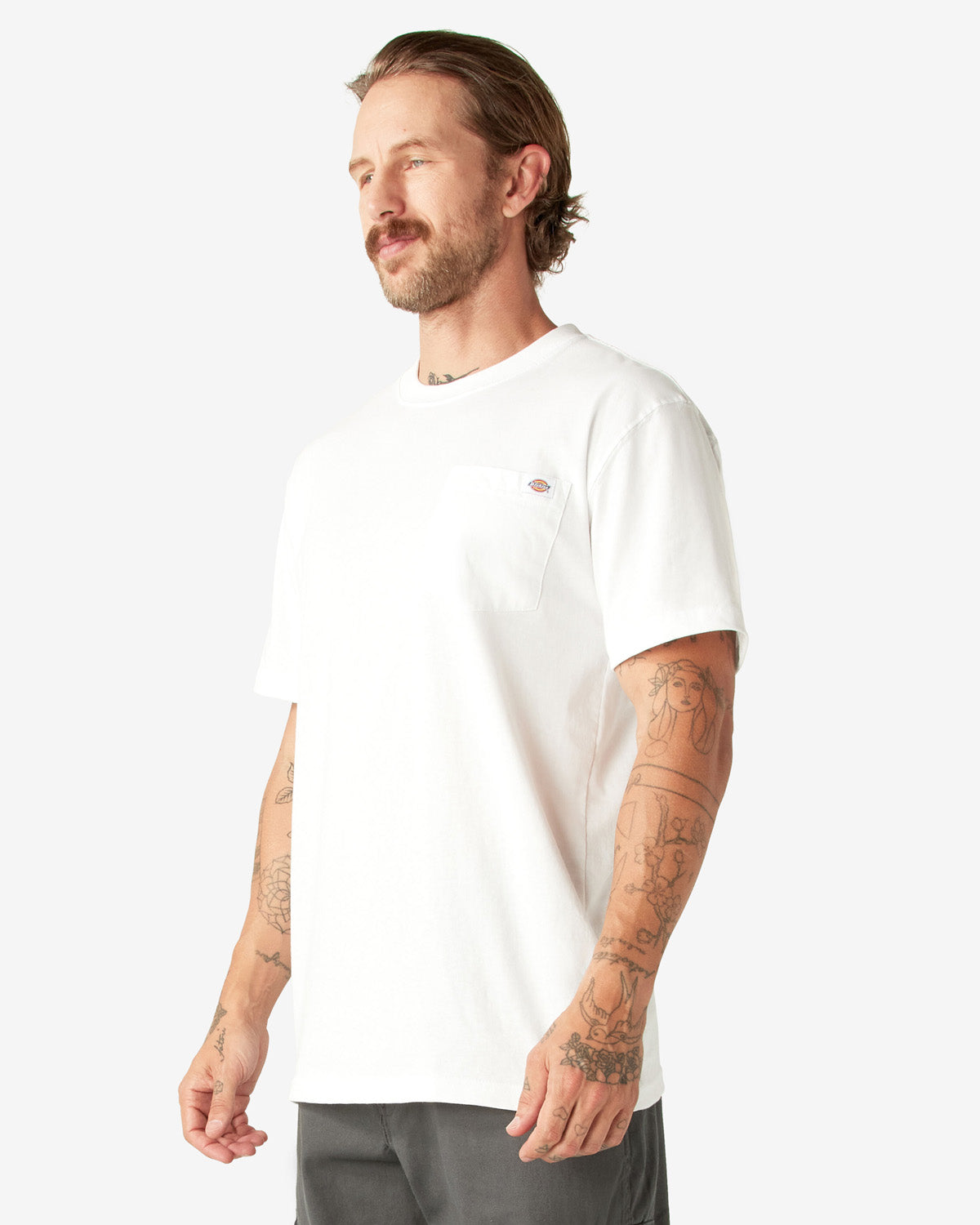 Dickies Luray pocket t-paita - Valkoinen