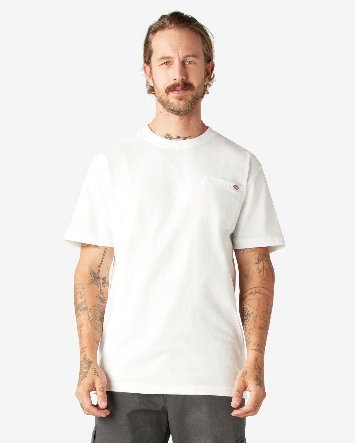 Dickies Luray pocket t-paita - Valkoinen 2XL