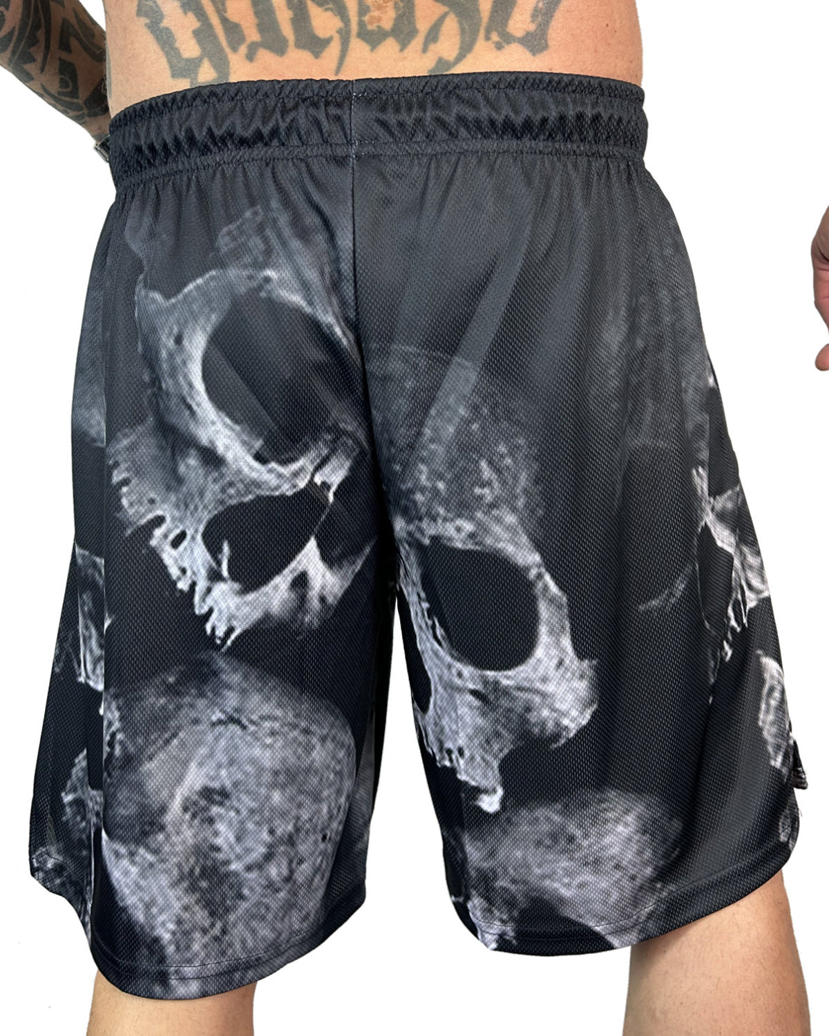 Yakuza Ink Battlefield mesh shortsit - Musta