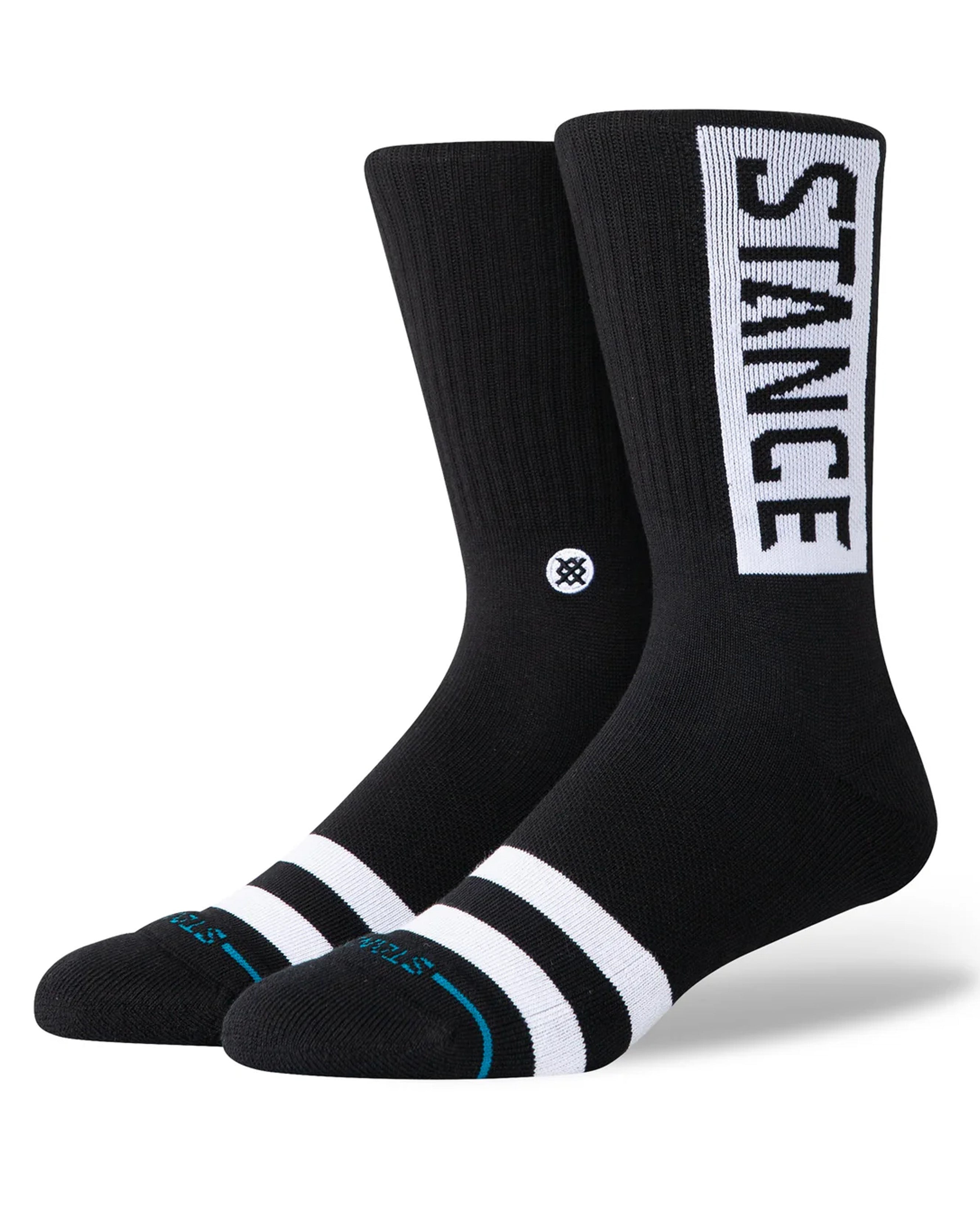 Stance OG Crew sukat - Musta